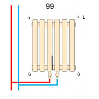 BLENDE 2 H-1600 ММ, L-394 ММ BETATHERMС НИЖНИМ ПОДКЛЮЧЕНИЕМ BLENDE 2 H-1600 ММ, L-394 ММ BETATHERMС НИЖНИМ ПОДКЛЮЧЕНИЕМ